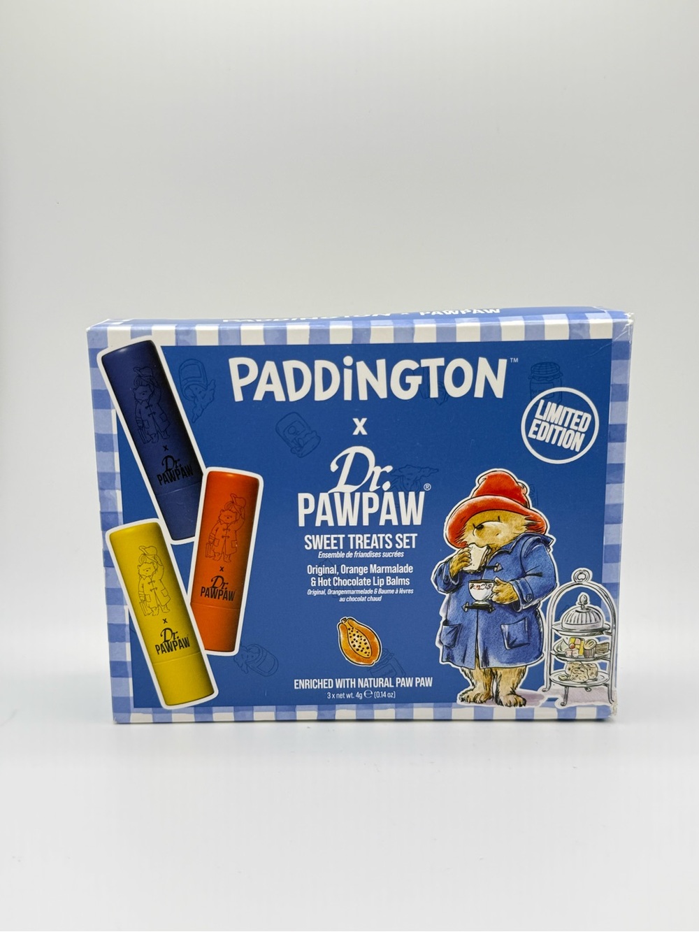 NEW Paddington x Dr. PawPaw Sweet Treats Lip Balm Gift Set Limited Edition